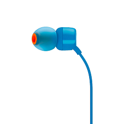 Наушники внутриканальные JBL T110 Blue