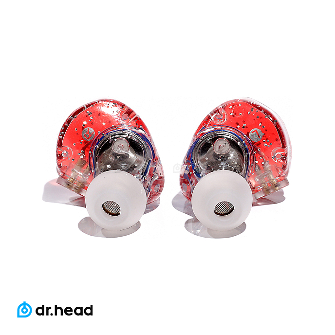 Наушники внутриканальные Hidizs MS1 Rainbow Red Transparent - рис.1