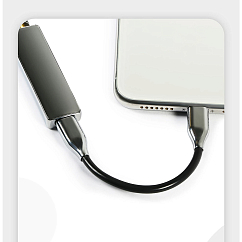 Усилитель-ЦАП для наушников OEAudio DAC with USB-C OEOTG Саblе inctued black цап (SN 5867445784756856785675)_Уценка