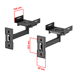 Кронштейн для акустики Uniteki SMP25 Black
