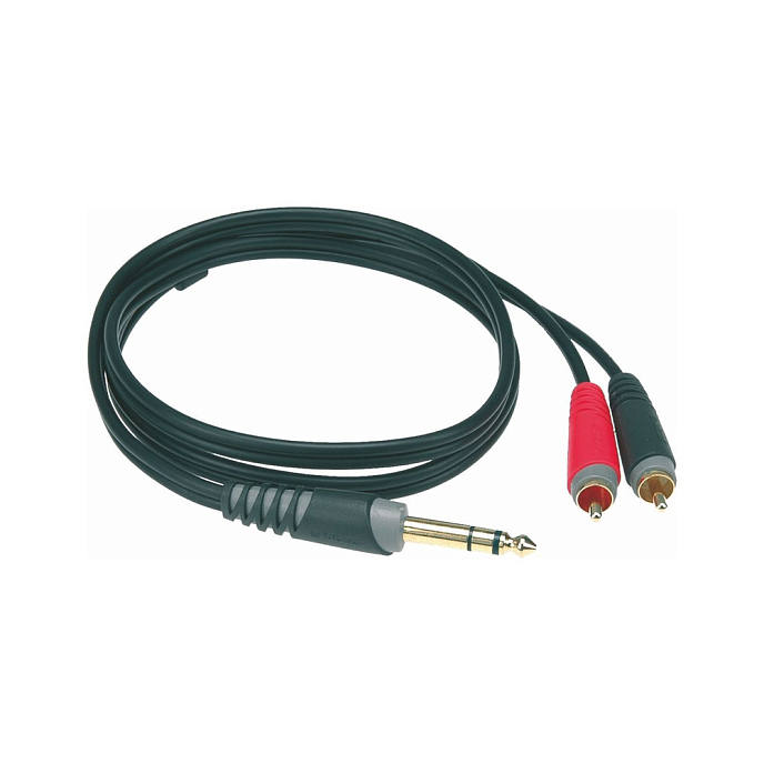 Кабель KLOTZ AY3-0100 6.3mm - 2RCA 1m - рис.0