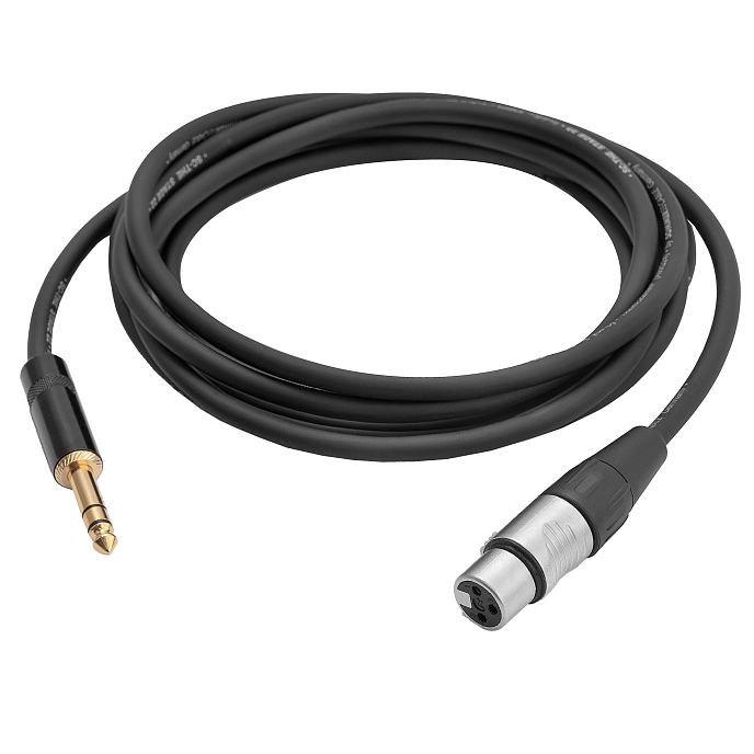 Кабель HeadMade Pro XLR-F - 6.3 stereo 3m - рис.1