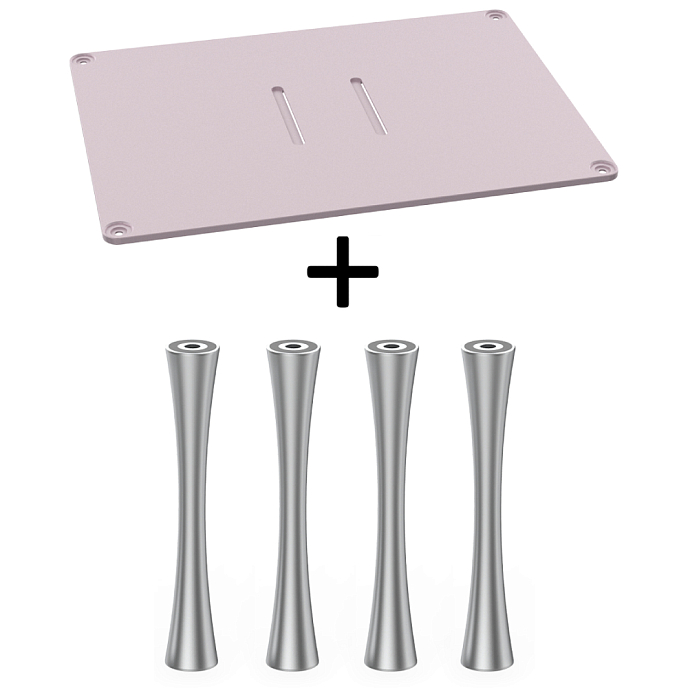 Стойка для Hi-Fi ddHiFi HS400 + SR120 x 4 Pinkish Gray/Silver - рис.0