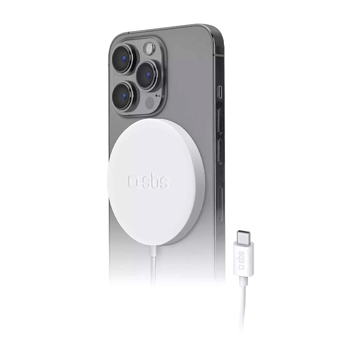 Беспроводная зарядка SBS MagSafe White - рис.0