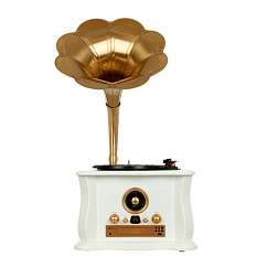 Проигрыватель винила Alive Audio Gramophone White
