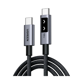 UGREEN L509 Black/Grey USB-C/USB-C Robot 1m