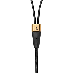 Кабель Meze Mono Standard 3.5mm with Mic Black Gold 1.2m