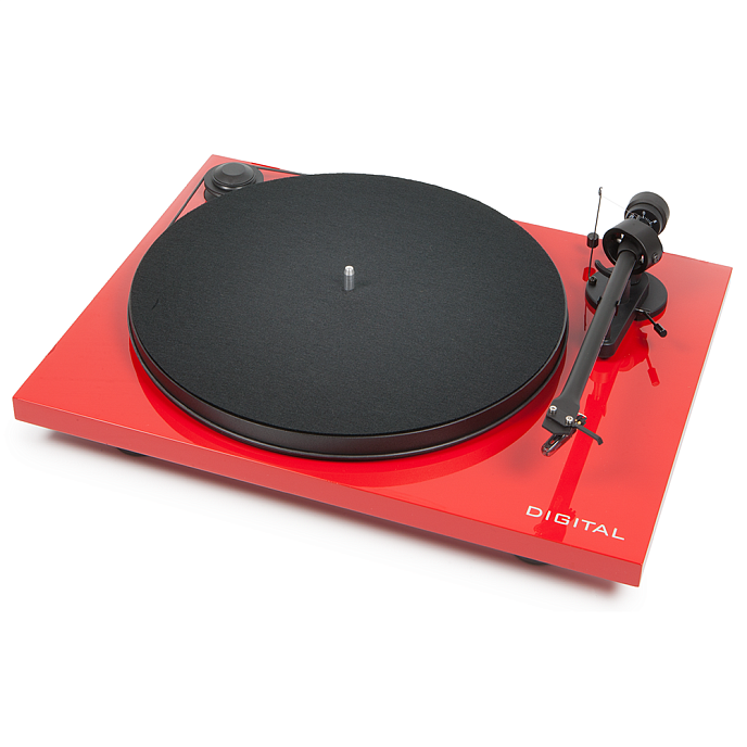Проигрыватель винила Pro-Ject ESSENTIAL II DIGITAL OM 5e Red - рис.0