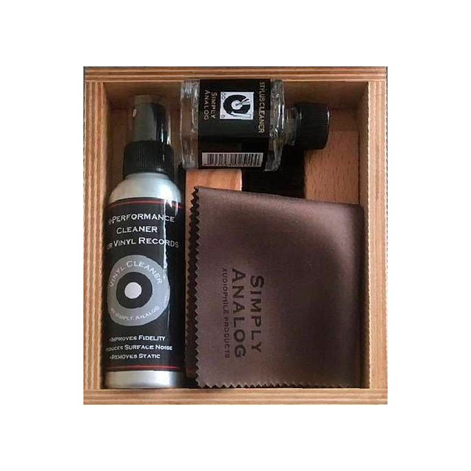 Набор для чистки винила Simply Analog Vinyl Record Cleaning Boxset Wood - рис.2