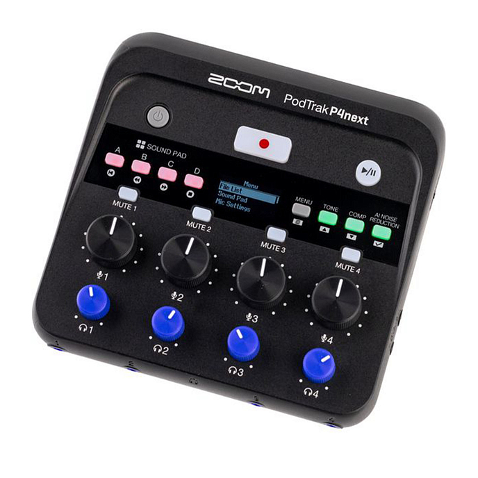 Аудиорекордер Zoom PodTrak P4next Black - рис.1