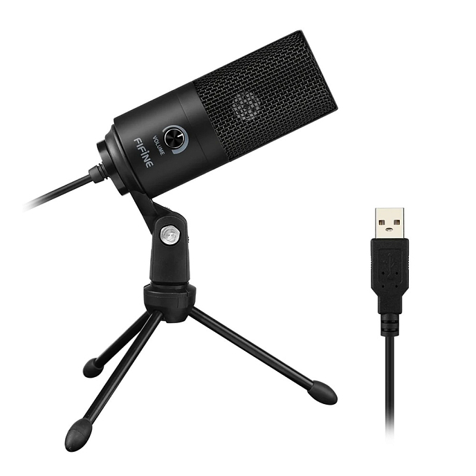 Микрофон для стриминга и игр Fifine K669 Black - рис.0