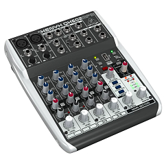 Микшерный пульт Behringer Xenyx QX602MP3 Black Silver