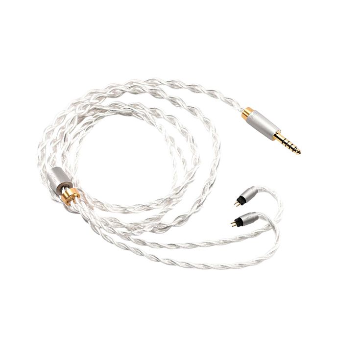 Кабель ddHiFi BC120S Silver 2-pin 4.4mm 1.2m - рис.0