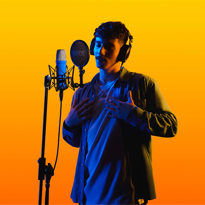 Микрофон студийный RODE NT1 Signature Cobalt - рис.5