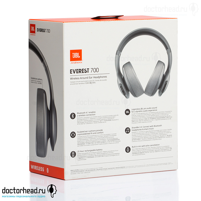 Беспроводные наушники JBL Everest 700 BT Grey - рис.20