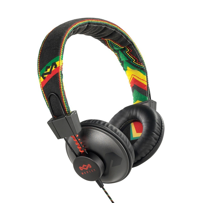 Наушники House of Marley Positive Vibration Rasta EM-JH011-RA - рис.0