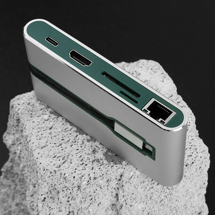 USB HUB Rombica USB-C Hermes Green - рис.6
