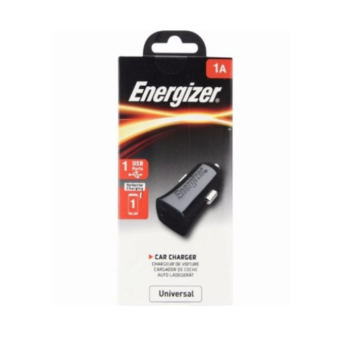 Автомобильное зарядное устройство ENERGIZER Classic 1 USB Black - рис.1