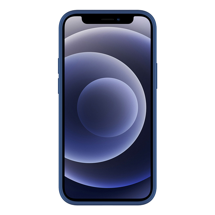 Чехол для смартфонов Deppa Soft Silicone for Apple iPhone 12 Mini Blue - рис.2