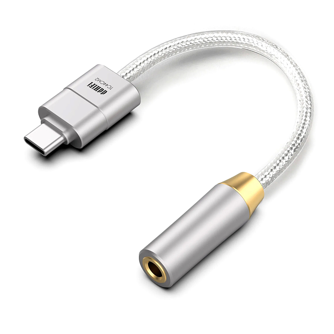 ЦАП ddHiFi TC44C M2 silver портативный цап/усилитель для наушников usb-c/4.4mm_OpenBox - рис.0