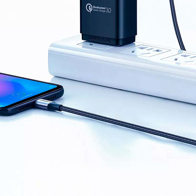 Кабель UGREEN US288 USB-A - USB-C Cable 1m Black - рис.4