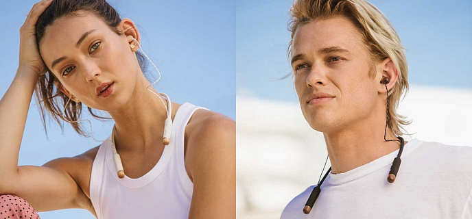 Беспроводные наушники House of Marley Smile Jamaica Wireless Brass - рис.9