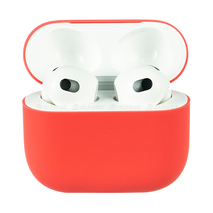 Чехол для Airpods uBear Touch Case for AirPods 3 Red - рис.0