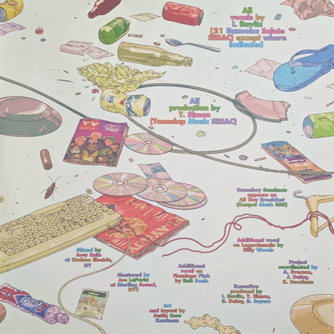 Пластинка Aesop Rock - Blockhead - Garbology (coloured) - 2LP - рис.7