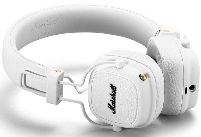 Беспроводные наушники Marshall Major III Bluetooth White - рис.1