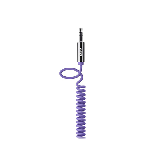 Кабель Belkin Mixit Coiled Audio Cable Purple - рис.0