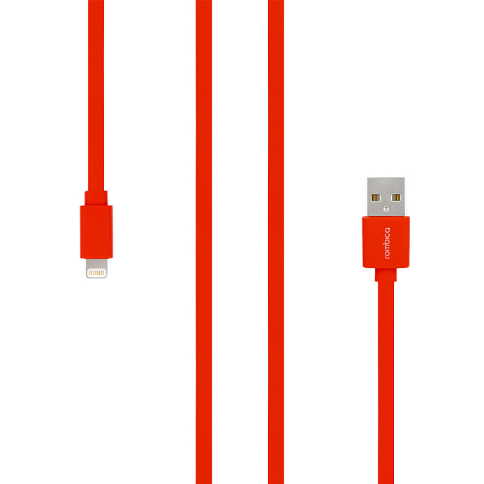 Кабель Rombica Digital MR-01 Lightning Red - рис.0