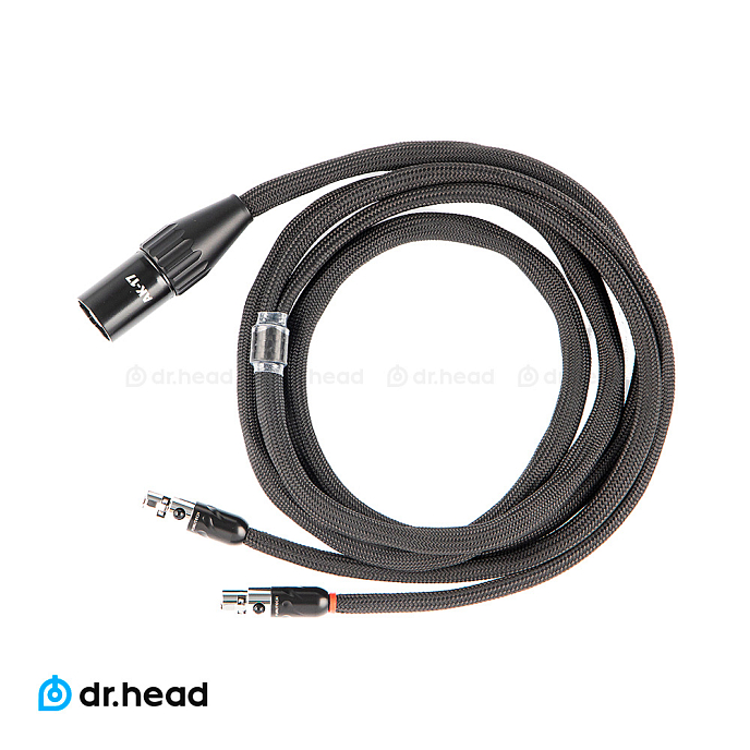 Кабель Dr.Head AK-17 Audeze LCD, Meze Audio Empyrean 4pin XLR 1.5m - рис.1