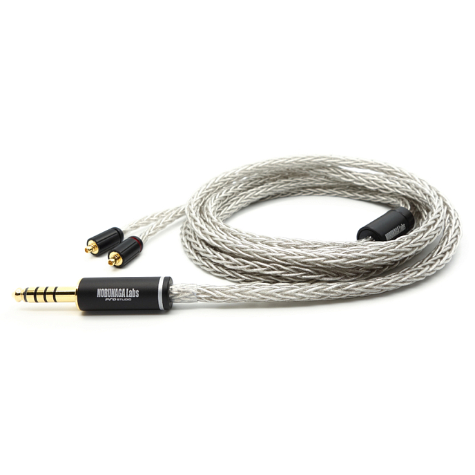 Кабель Nobunaga Labs Vision Gyokuto Kiwami Silver MMCX - 4.4mm - рис.0