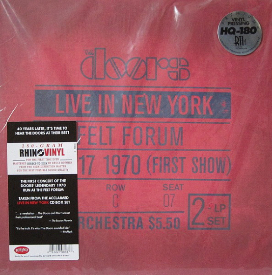 Пластинка The Doors - Live In New York - рис.0