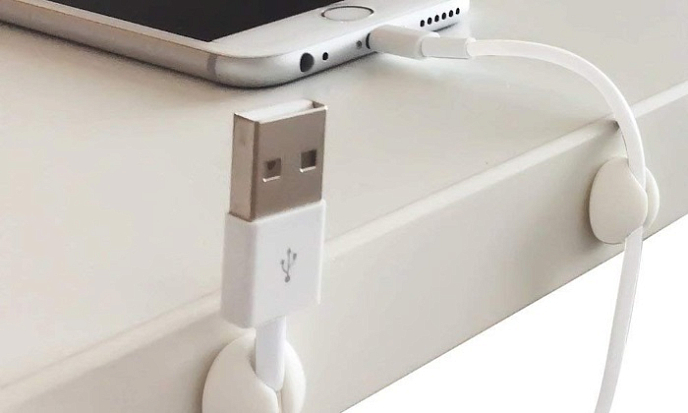 Комплект держателей Bluelounge CableDrop Mini BLUCDM-WH White - рис.5