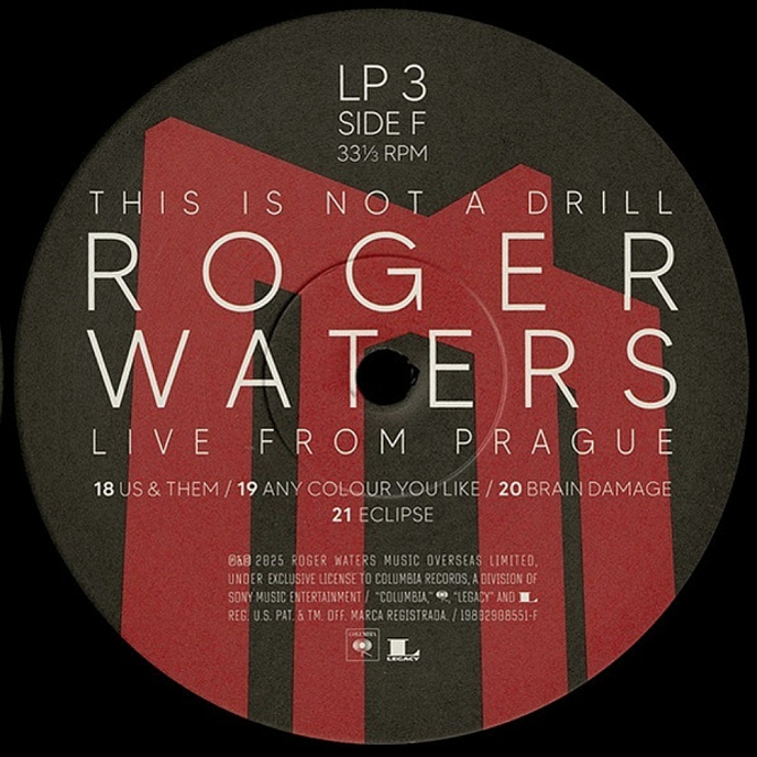 Виниловая пластинка Roger Waters - This Is Not A Drill (Live From Prague) - 4LP - рис.7