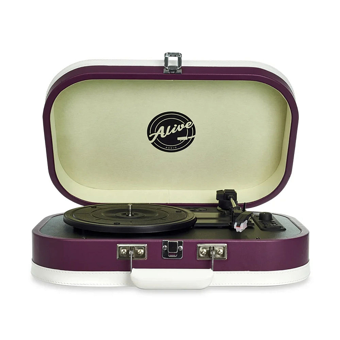 Проигрыватель винила Alive Audio Vintage Blueberry Nights - рис.1