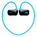 Наушники-плеер Sony NWZ-W273 Blue - рис.1