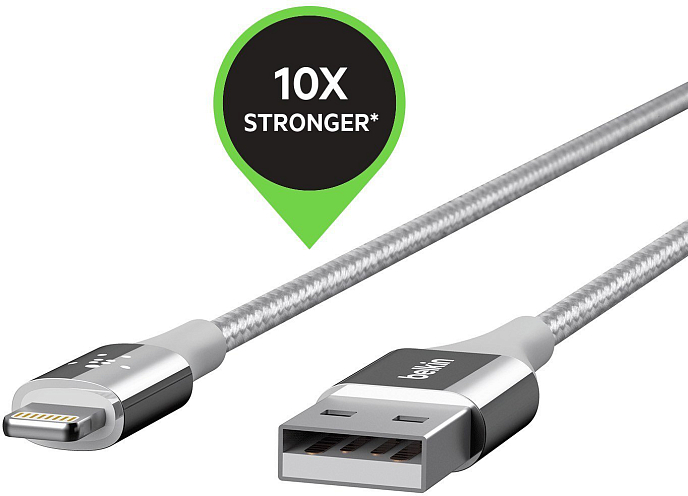 Кабель Belkin Mixit DuraTek Lightning to USB Cable Silver - рис.4
