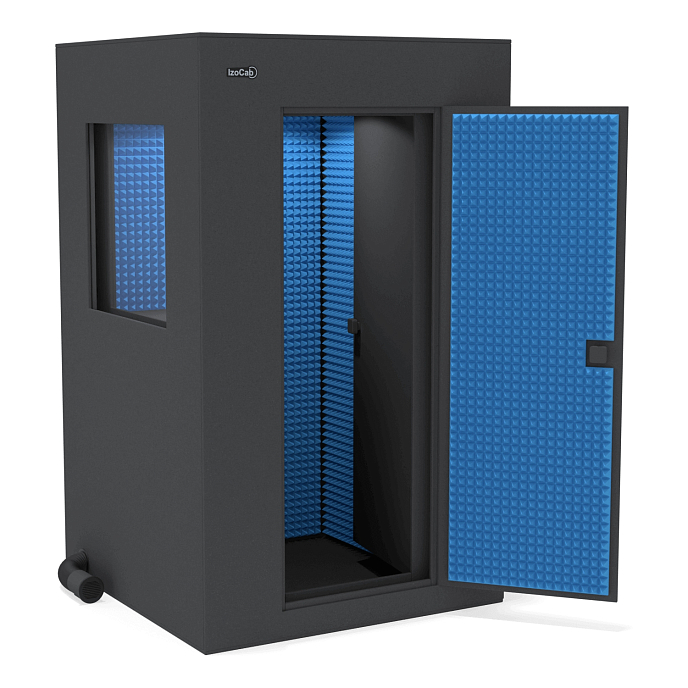 Акустическая кабина IzoCab Extra Graphite Blue (with window) - рис.0