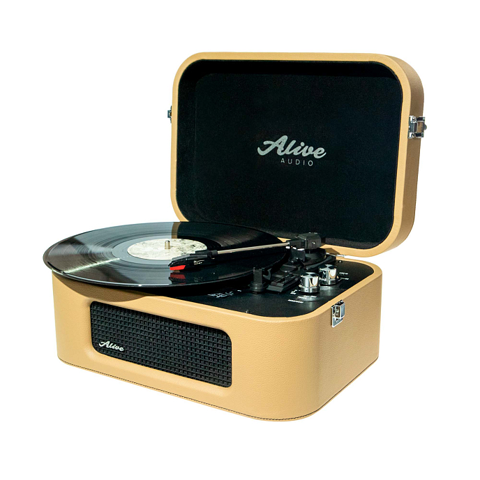 Проигрыватель винила Alive Audio STORIES cafe creme виниловый проигрыватель c bluetooth (SN AATSTR0B3F3CC)_Уценка - рис.4