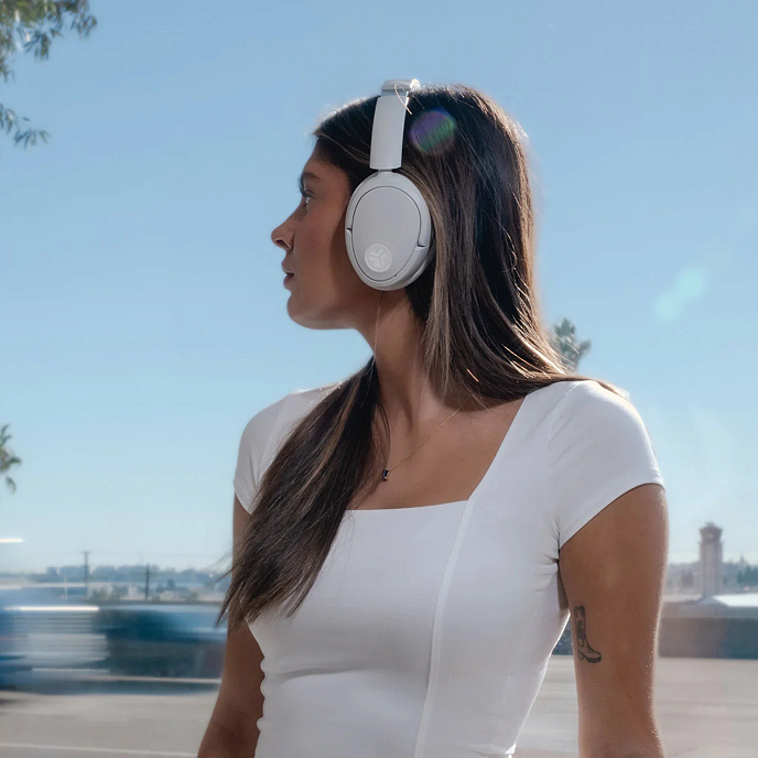 Беспроводные наушники Jlab JBuds Lux ANC Duo Cloud White - рис.6