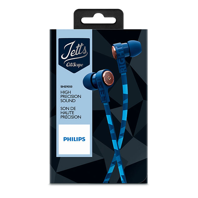 Наушники Philips Jetts SHE9050 Blue - рис.5