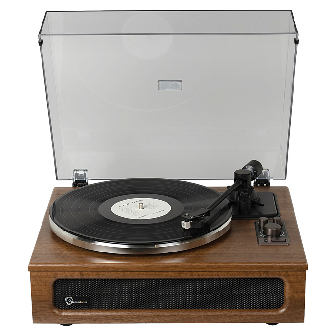 Проигрыватель винила Reproductor RP-410UBWA Walnut - рис.1