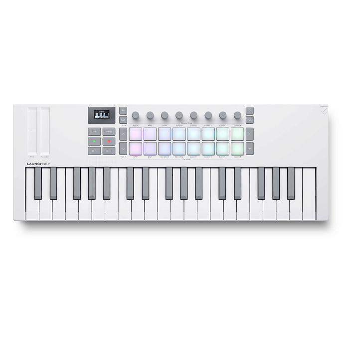 MIDI-клавиатура Novation Launchkey Mini 37 MK4 White - рис.1