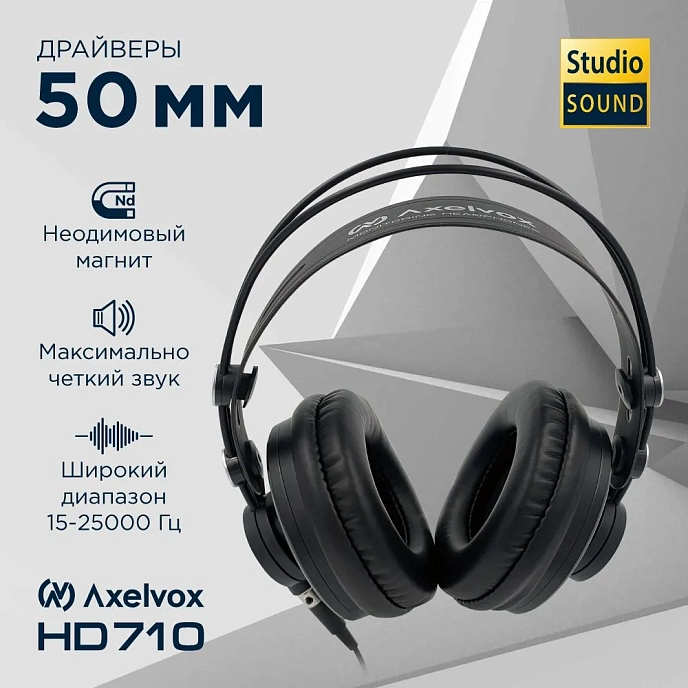 Наушники полноразмерные Axelvox HD710 Black - рис.9