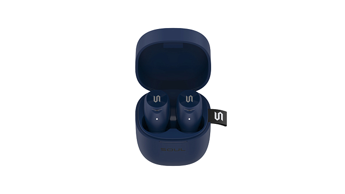 Беспроводные наушники SOUL Electronics S-TRACK Metallic Blue - рис.1
