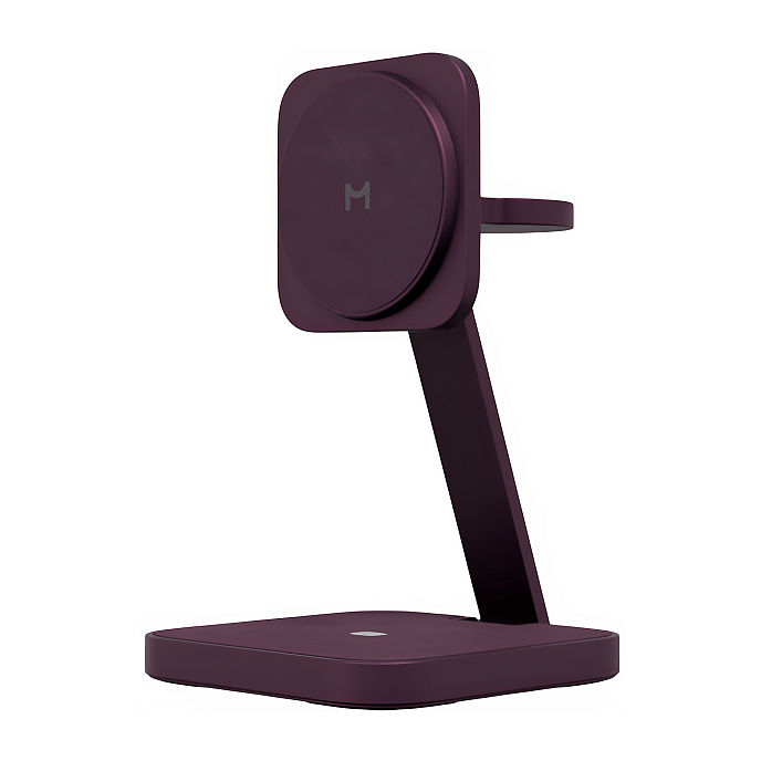 Беспроводная зарядка Magssory Axis For Apple Burgundy - рис.0