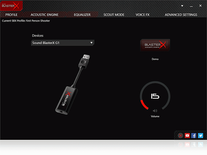 Внешняя звуковая карта Creative Sound BlasterX G1 - рис.3