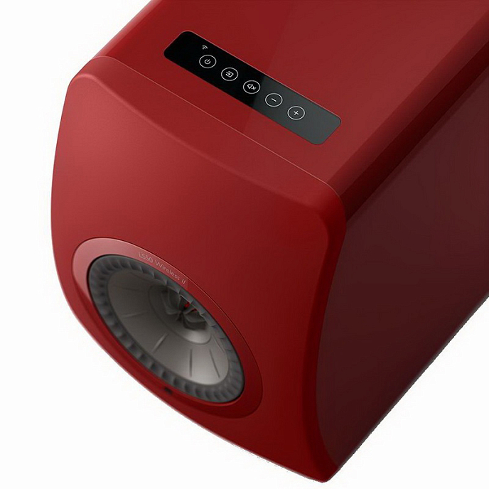 Полочная акустика KEF LS50 Wireless II Crimson Red SE - рис.1